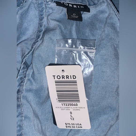 TORRID- Chambray Dress NWT!! - Picture 10 of 13